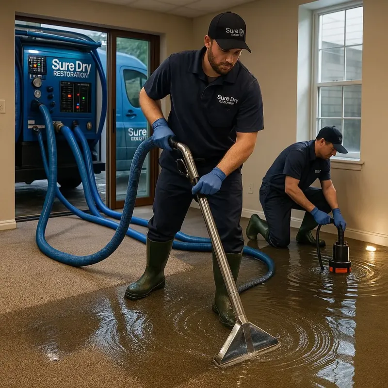 Water Extraction and Removal process in Bessemer, MI